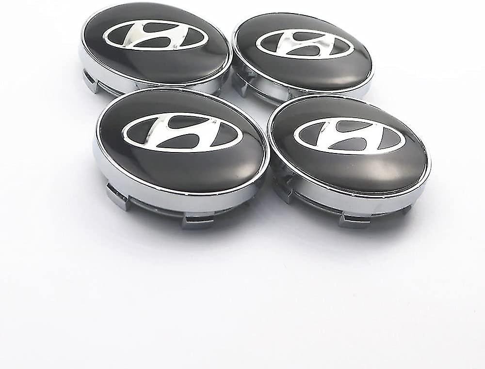 Hyundai centrumkåpor svarta. 4 storlek 1 Hyundai centrumkåpor svarta. 4 storlek