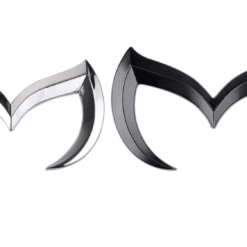 Mazda emblem i svart silver till bagagelucka