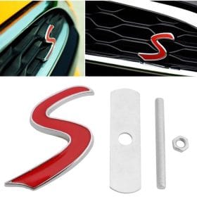 MINI S emblem till grillen. S grillemblem