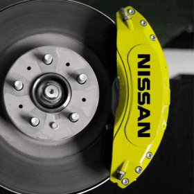 Nissan logo dekal dekaler till bromsok