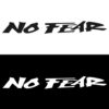 No fear text dekal stickers värmetålig 4 No fear text dekal stickers värmetålig