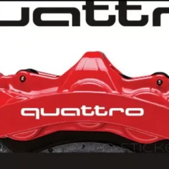Audi Quattro bromsdekaler stickers dekal