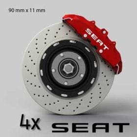 Seat logo dekal dekaler till bromsok