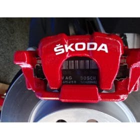 Skoda bromsdekaler stickers till bilen