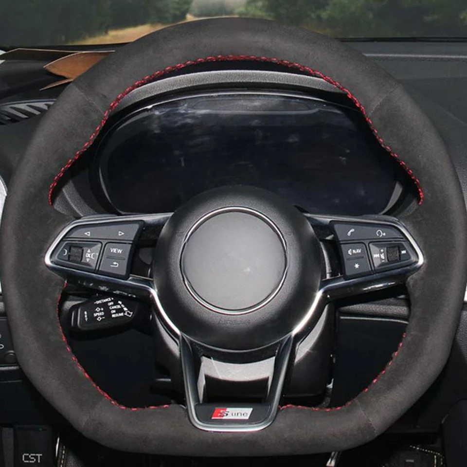 Audi alcantara rattöverdrag rattskydd TT, R8 1 Audi alkantara rattöverdrag rattskydd TT, R8