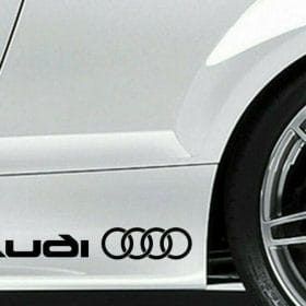 Audi dekal vinyl dekaler stickers till bilen 2st