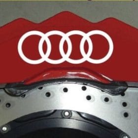 Audi ringar bromsdekaler stickers