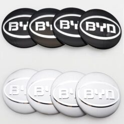 BYD hjulnav emblem 56mm 4-pack