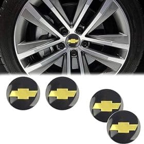 Chevrolet hjulnav emblem 56 mm i svart