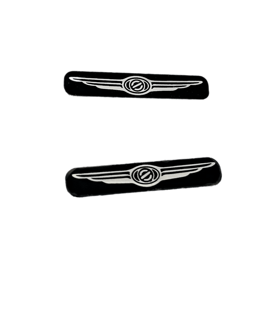 Chrysler emblem märke till bilnyckel 2 st 1 Chrysler emblem märke till bilnyckel 2 st