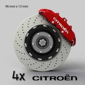 Citroen broms-dekaler stickers 4st