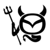 Mazda devil dekaler sticker dekal till bilen