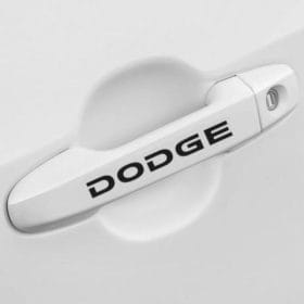 Dodge logo dekaler till dörrhandtag 4st