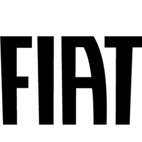 Fiat logo dekaler dekal till bilen 2st