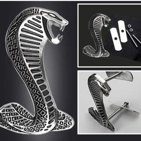 Mustang Shelby Cobra grill-emblem