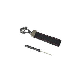 Maserati nyckelring i alcantara nyckelstrap