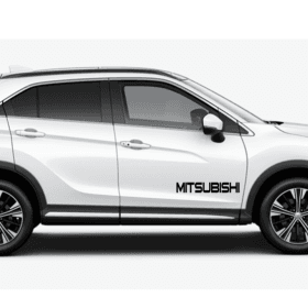 Mitsubishi dörr-dekaler sticker till bilen