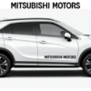 Mitsubishi motor dörr-dekaler sticker 2 st