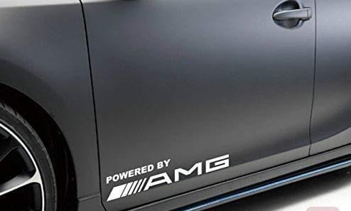 Mercedes powered by amg dekaler sticker 1 Mercedes powered by amg dekaler sticker