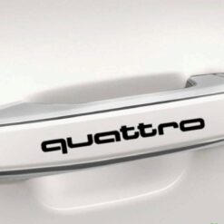 Quattro logo dekaler till dörrhandtag