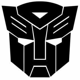 Transformers dekal dekaler 10 cm 2st