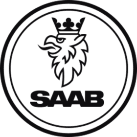 Saab logo stickers 2st dekal dekaler