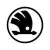 Skoda logo stickers 2st dekal dekaler