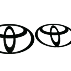 Toyota logo stickers 2st dekal dekaler