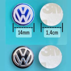 Volkswagen emblem VW märke till bilnyckel 2 st