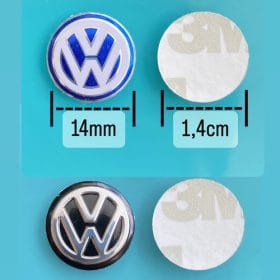 Volkswagen emblem VW märke till bilnyckel 2 st